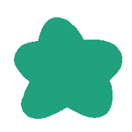 turquoise star